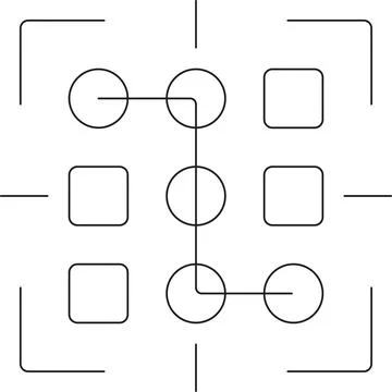 Pattern Recognition icon Stock Illustration