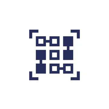 Pattern recognition icon on white Stock Illustration