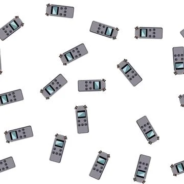 Pattern record dictaphone cartoon vector イラスト素材