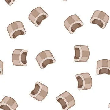 Pattern recovery cervical neck collar cartoon vector Ilustración de archivo