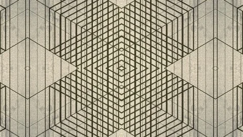 Pattern of rectangles folding into abstract structures. 3d rendering 4K Stock Footage 297186205