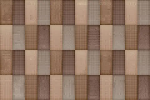 A pattern of rectangles in varying shades of brown. 스톡 일러스트
