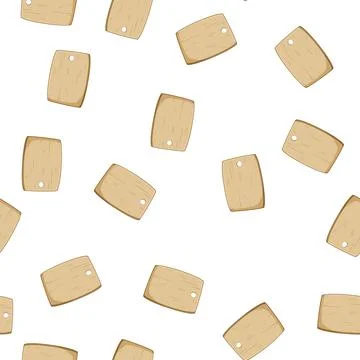 Pattern rectangular chopping board cartoon vector 库存插图