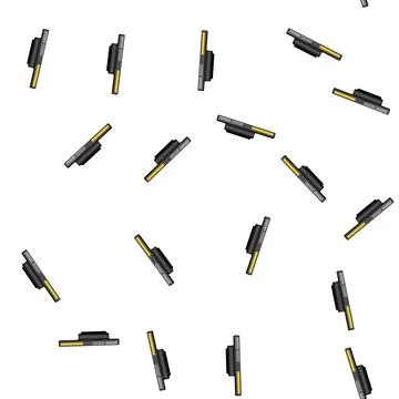 Pattern recycle laptop battery cartoon vector Illustrazione stock