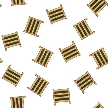 Pattern recycling compost bin cartoon vector Illustrazione stock