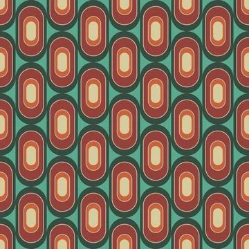 A pattern of red and green circles 스톡 일러스트