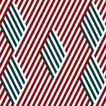 Pattern with red and green stripes 3632 イラスト素材