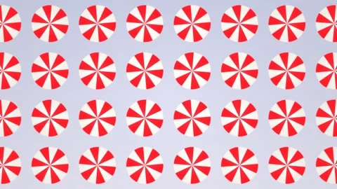 Pattern of red and white circular shapes on a light Stock Footage 338289297
