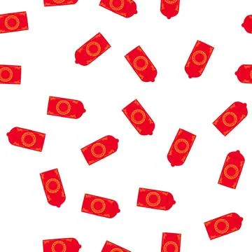Pattern red angpao envelope with chinese new year patterns イラスト素材