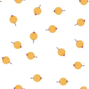 Pattern red asian lantern cartoon vector Stockillustratie