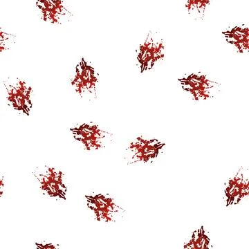 Pattern Red blood splattering creating abstract background drops 스톡 일러스트