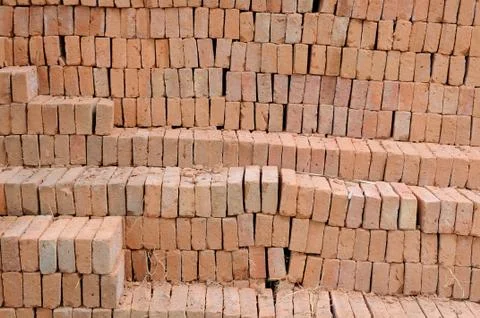 Pattern from red brick wall. 库存照片