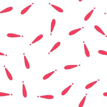 Pattern red exclamation mark symbol grabbing attention and warning Stock Illustration