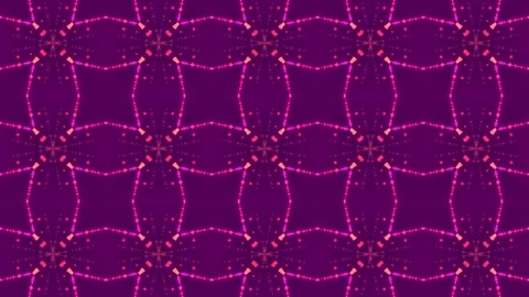 Pattern of red glowing particles on purple background. Stock Footage 152558092