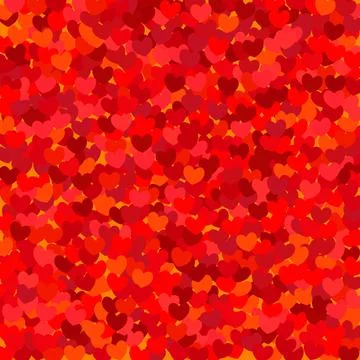 Pattern with a red heart Stock Illustration