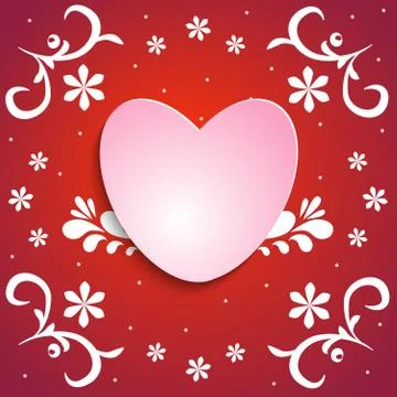 The pattern on red Stock Illustration