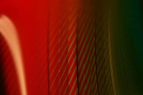 Pattern of red light, a section of the electromagnetic spectrum Illustrazione stock