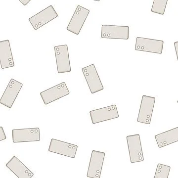 Pattern red phone box cartoon vector 스톡 일러스트