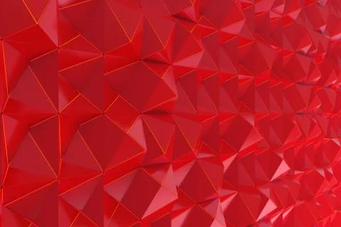 Pattern of red pyramid shapes イラスト素材