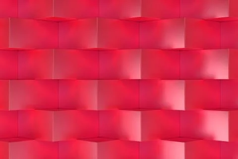 Pattern with red rectangular shapes Stock Illustration