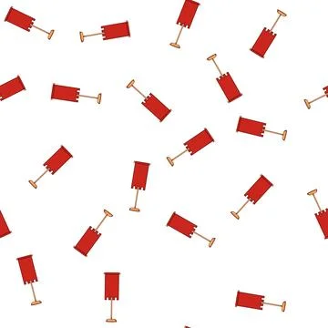 Pattern red royal flag cartoon vector Иллюстрация