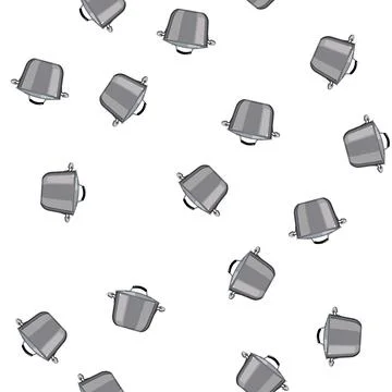 Pattern red sauce pan cartoon vector Stock Illustration