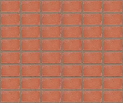 Pattern red symmetrical brick wall for background イラスト素材
