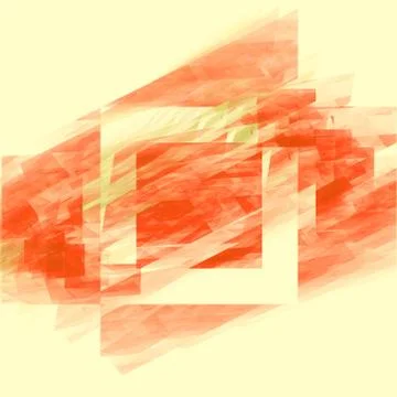 Pattern with red textured square Illustrazione stock