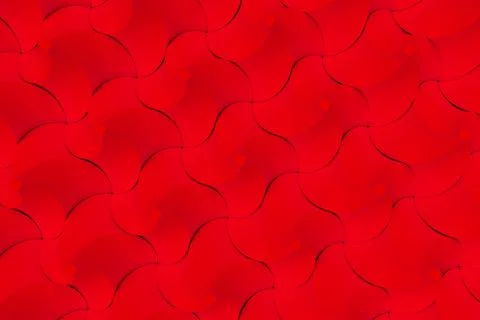 Pattern of red twisted pyramid shapes Illustrazione stock