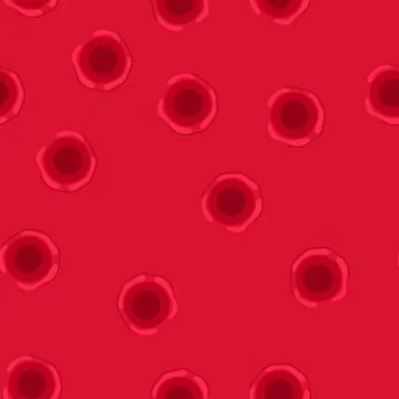 Pattern red wax seal creating an emblem of authenticity and protection, often Stock Illustration
