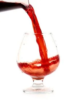 Pattern of red wine Stock Photos