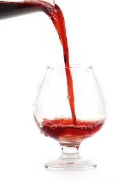 Pattern of red wine Stock Photos