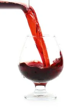 Pattern of red wine Stock Photos
