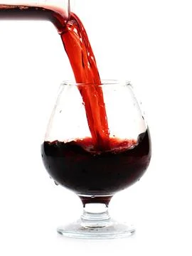 Pattern of red wine Stock Photos