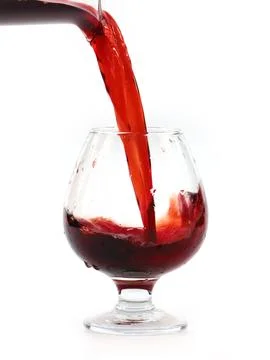 Pattern of red wine Stock Photos