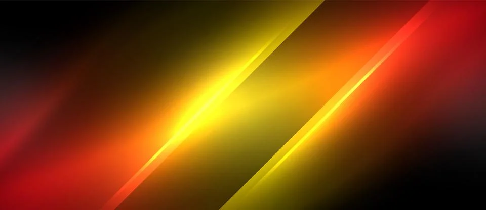 Pattern of red, yellow, and orange stripes with a black border Stock Illustration