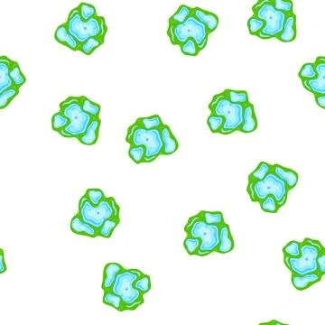 Pattern reflection puddle cartoon vector Stock Illustration