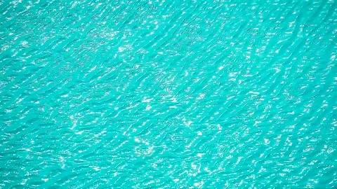Pattern reflection surface blue wave water on pool abstract colorful Stock Footage 135805161
