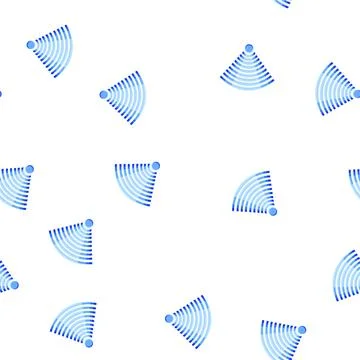 Pattern reflection wireless signal wave cartoon vector 스톡 일러스트
