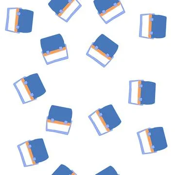 Pattern refrigerator cooler box cartoon vector Stock Illustration
