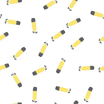 Pattern regulator diving cylinder cartoon vector イラスト素材