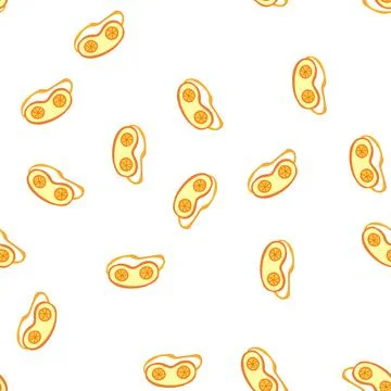 Pattern relaxation sleep mask eye cartoon vector Stock Illustration