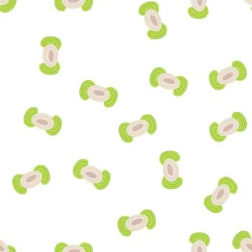 Pattern relief teething ring cartoon vector Stock Illustration