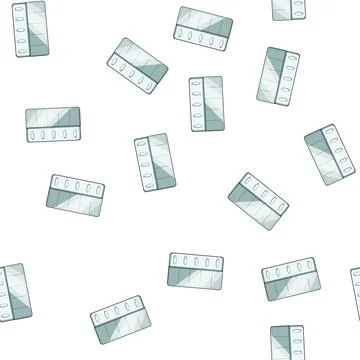 Pattern reminder pill organizer cartoon vector Stock Illustration