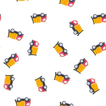 Pattern remote toy car cartoon vector 스톡 일러스트