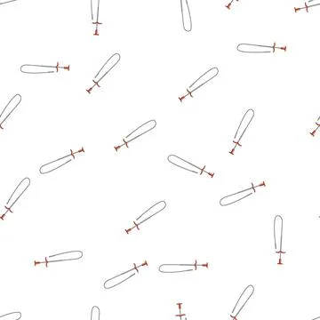 Pattern removal drain snake cartoon vector イラスト素材