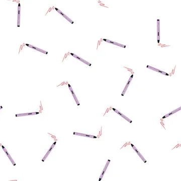 Pattern render 3d pen cartoon vector Stock Illustration