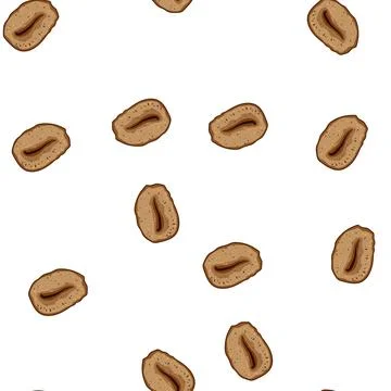 Pattern renewable coconut fiber dish scrubber cartoon vector Illustrazione stock