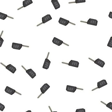 Pattern rent car key cartoon vector Stock Illustration