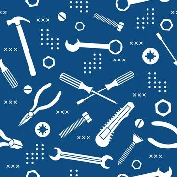 Pattern Repair Construction tool Building Hammer イラスト素材